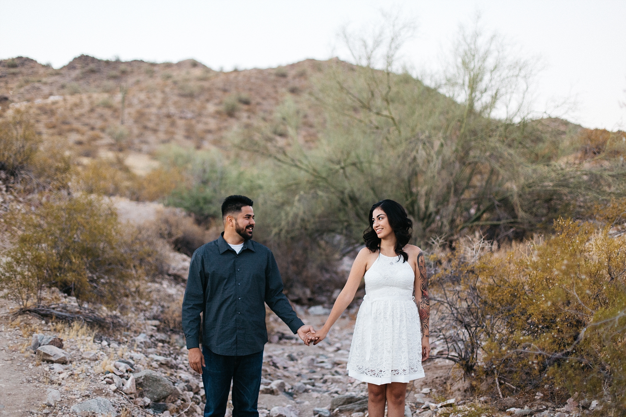 Estrella Mountain Goodyear Arizona desert engagement session Samantha Patri Photography