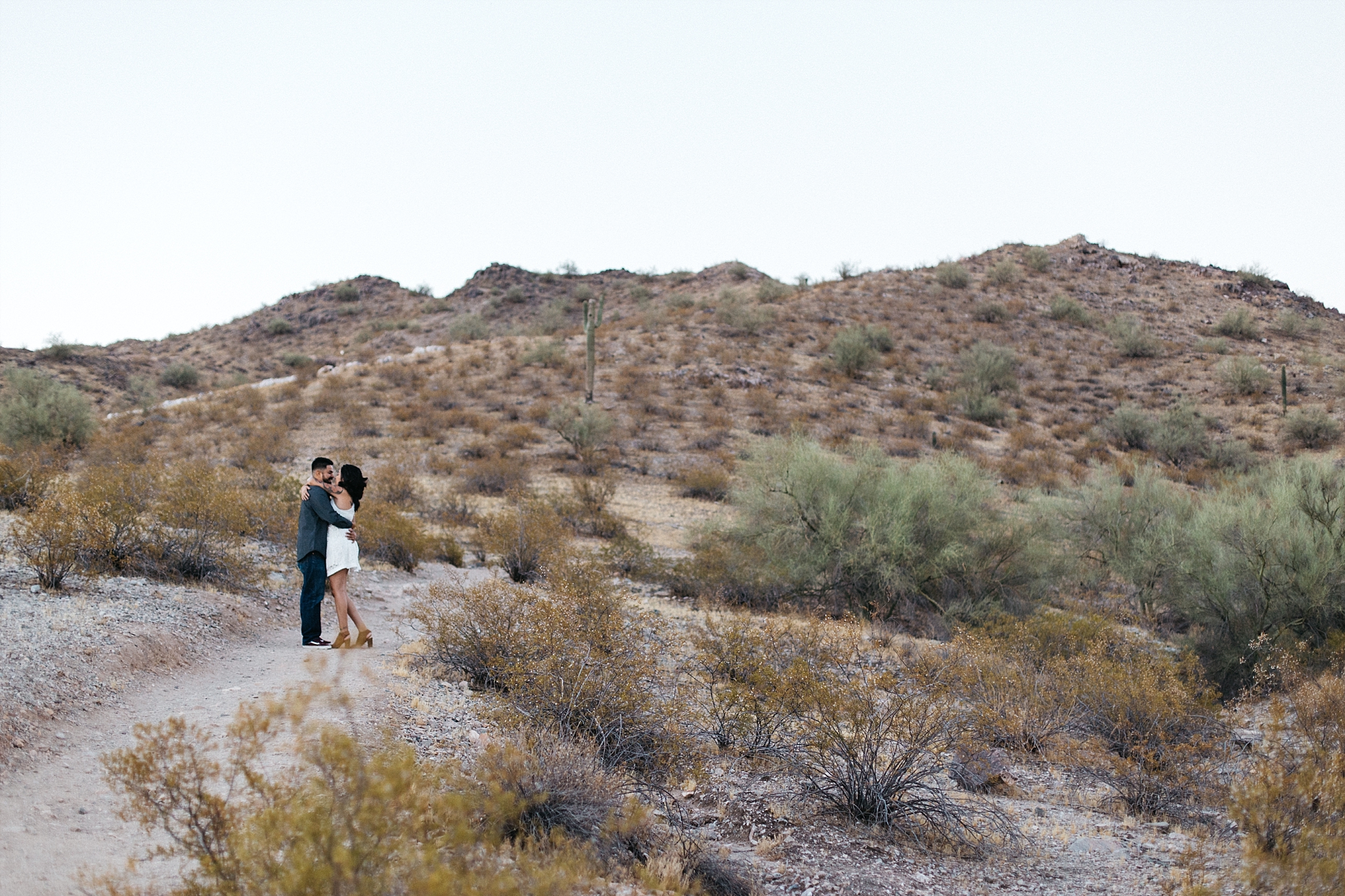Estrella Mountain Park Goodyear AZ desert engagement session Samantha Patri Photography