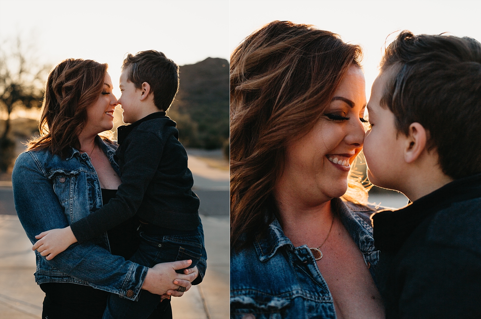 sunset coon bluff salt river family photos mommy and me mother son Mesa, Arizona Samantha Patri Photography