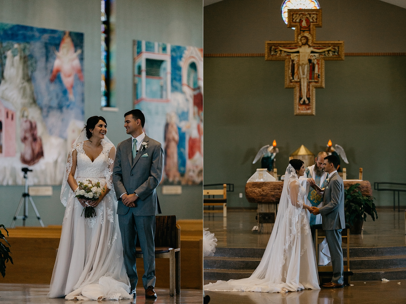 Ceremony San Francisco de Asis Church Wedding Photos Flagstaff, Arizona Samantha Patri Photography