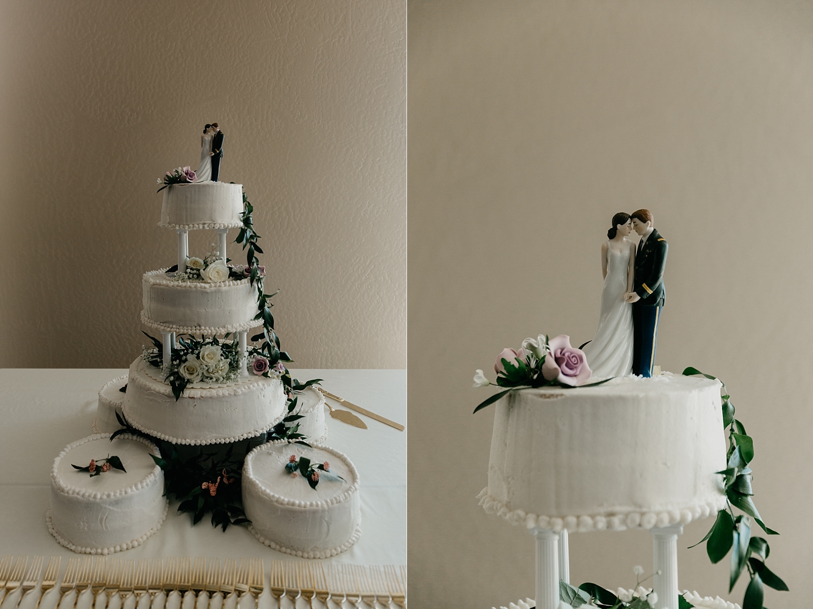 Reception Details Cake San Francisco de Asis Church Wedding Photos Flagstaff, Arizona Samantha Patri Photography