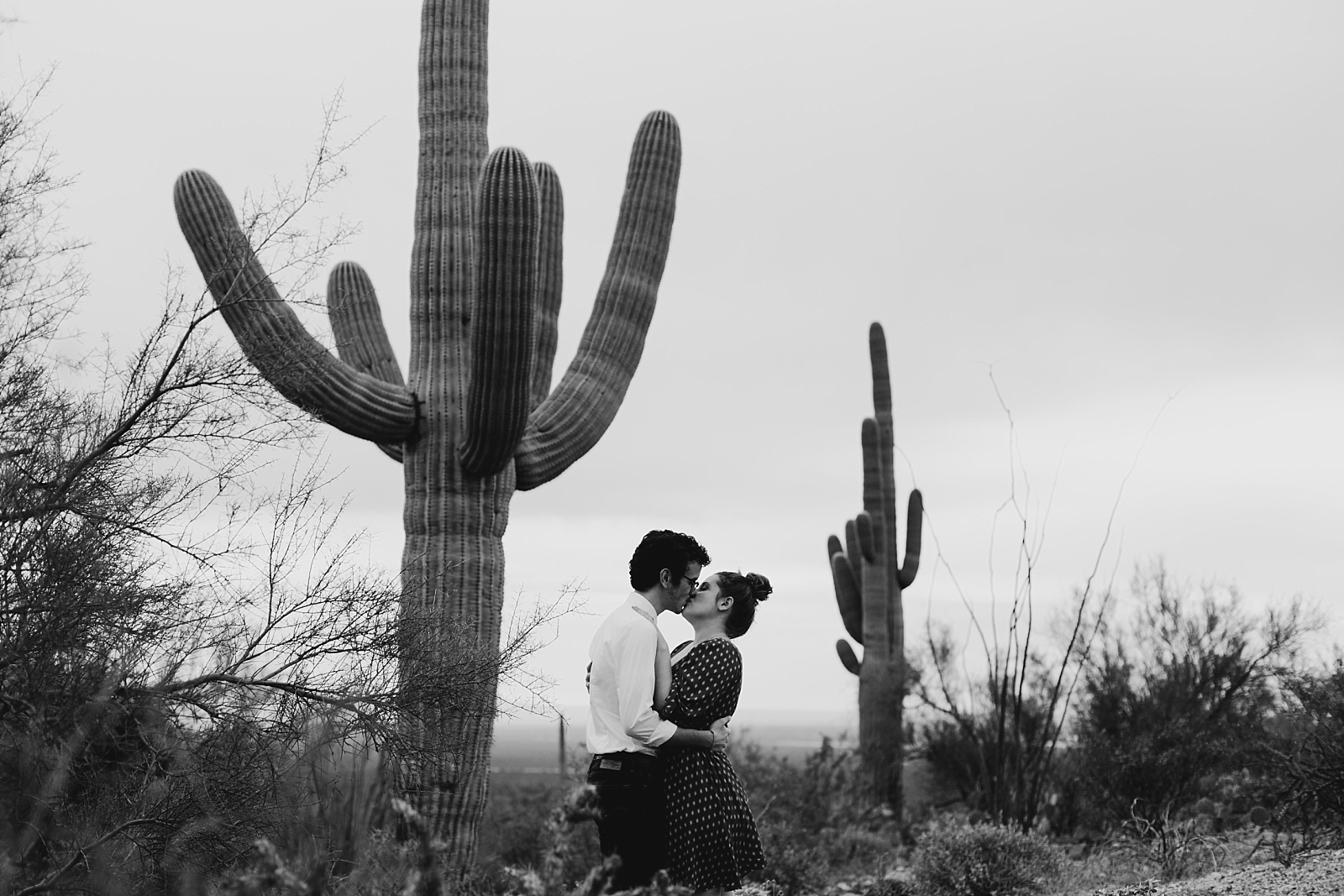 Saguaro National Park engagement photos Tucson AZ photographer Samantha Patri Photography