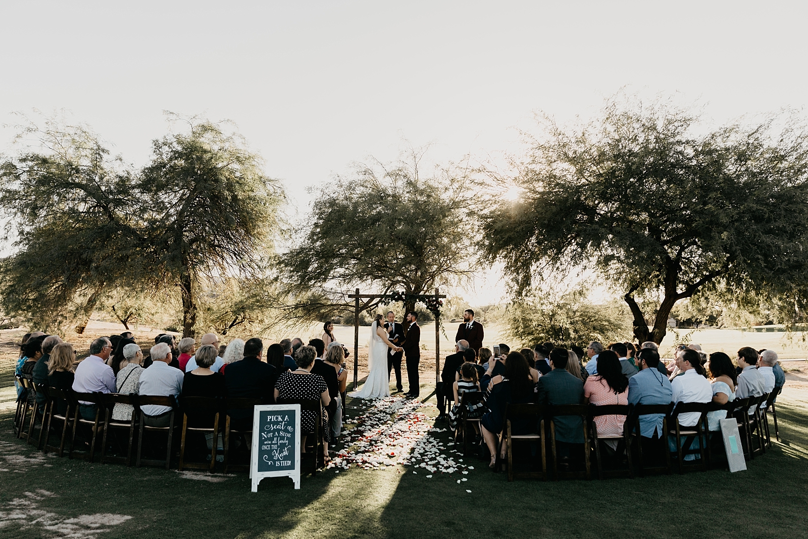 Ceremony The Legacy Golf Club Wedding Photos Phoenix AZ photographer Samantha Patri Photography