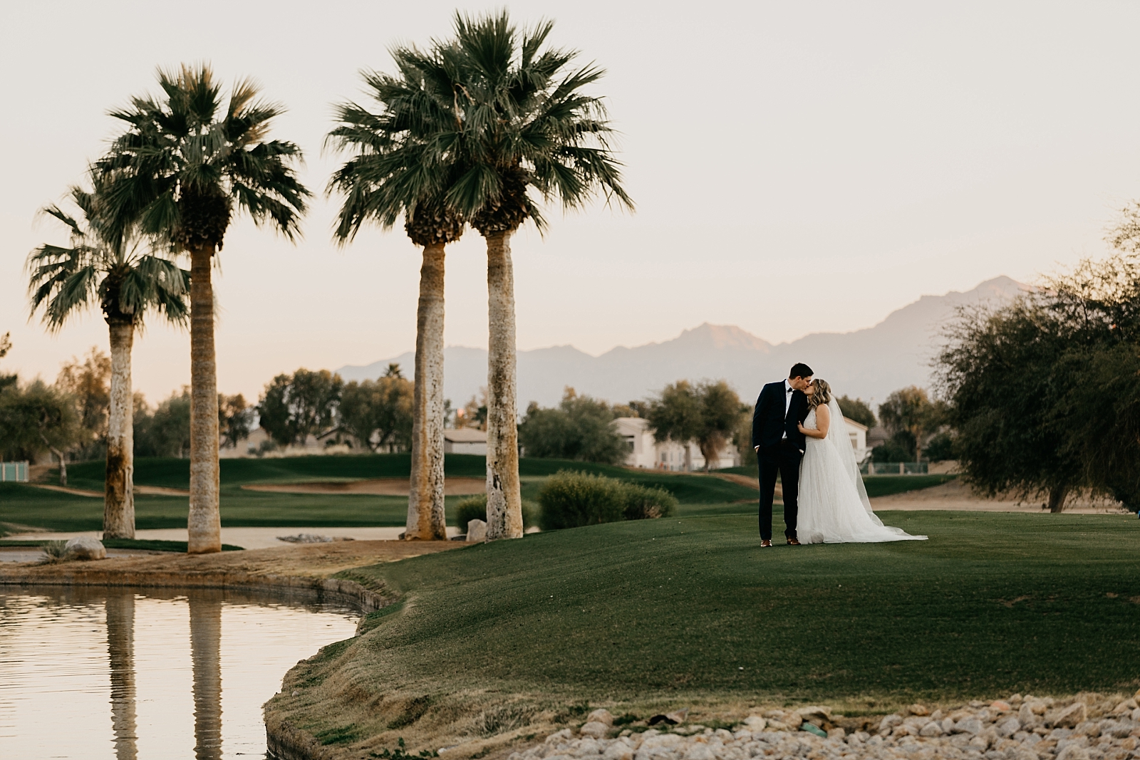 Bride and groom Palm Valley by Wedgewood Wedding photo in Goodyear, AZ samantha patri photography