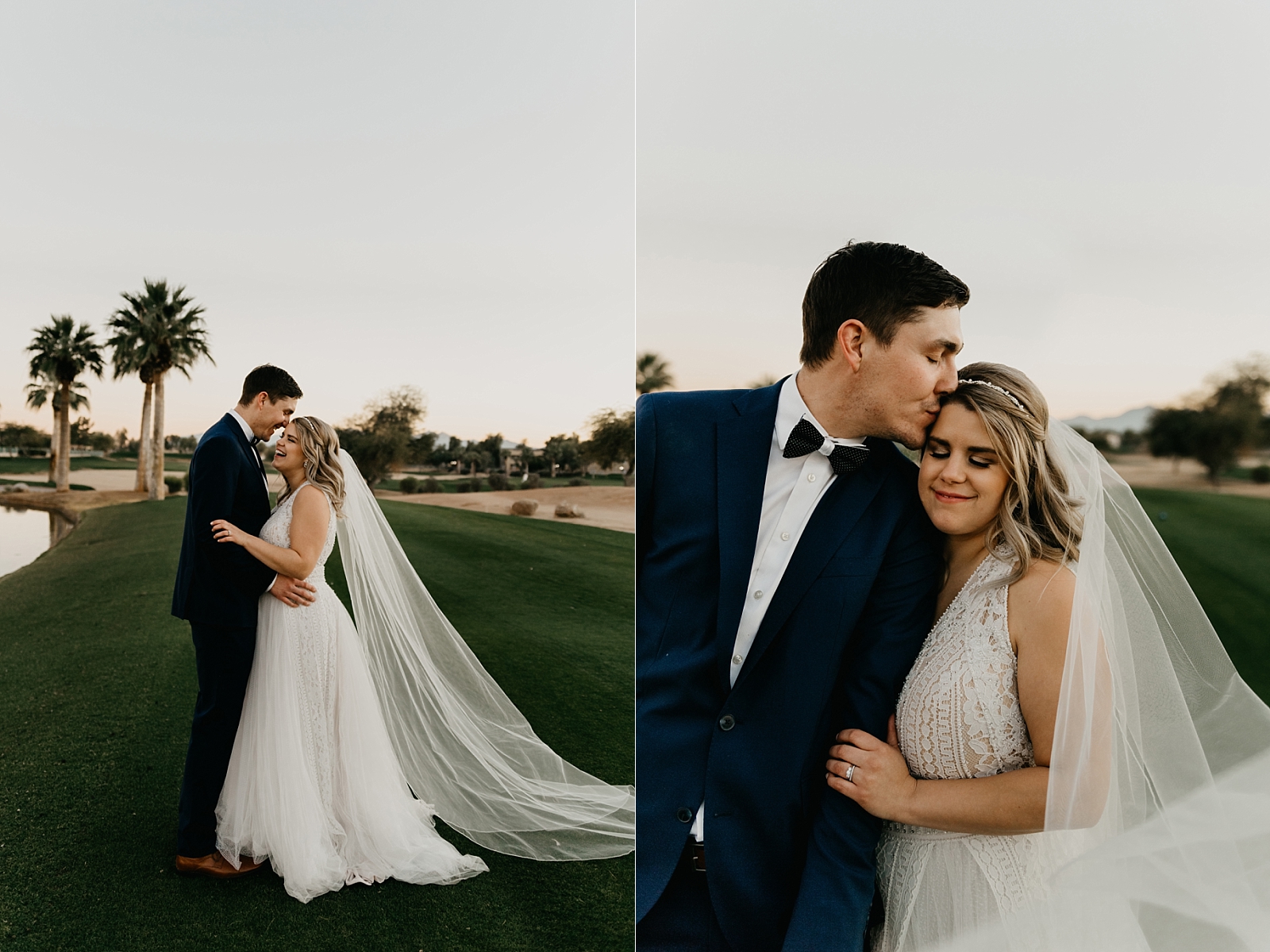 Bride and groom veil photo Palm Valley by Wedgewood Wedding photo in Goodyear, AZ samantha patri photography