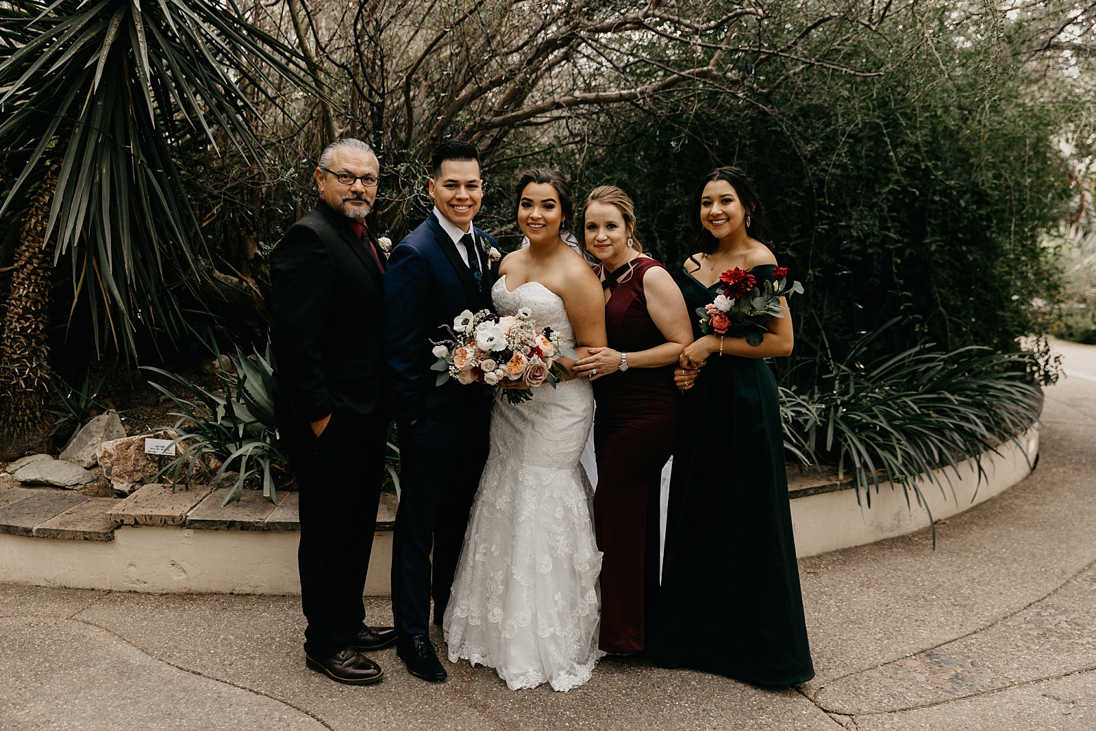 family formal pictures Tohono Chul Wedding photos Tucson AZ photographer