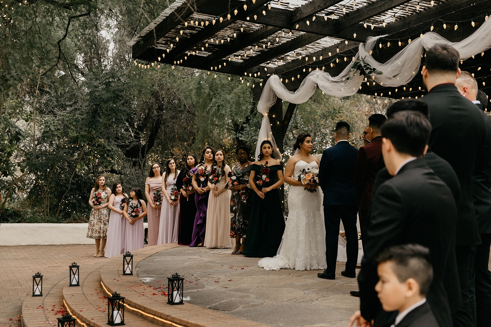 Ceremony Tohono Chul Wedding photos Tucson AZ Photographer
