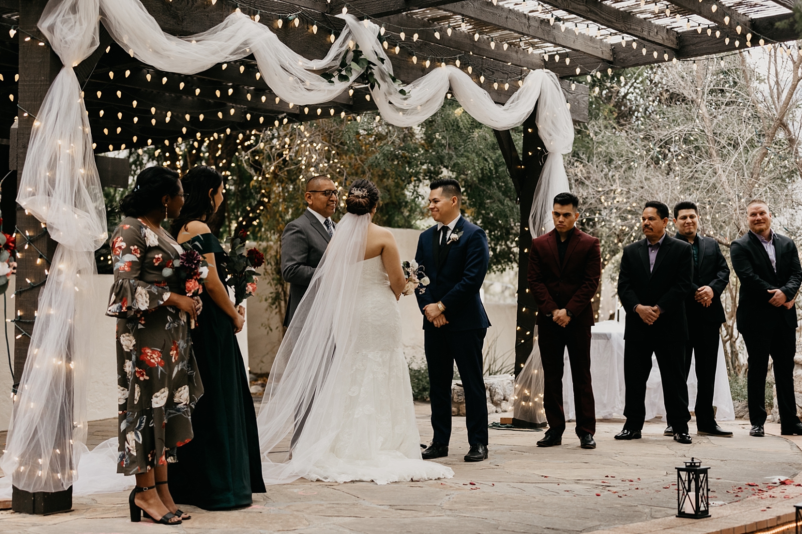 Ceremony Tohono Chul Wedding photos Tucson AZ Photographer