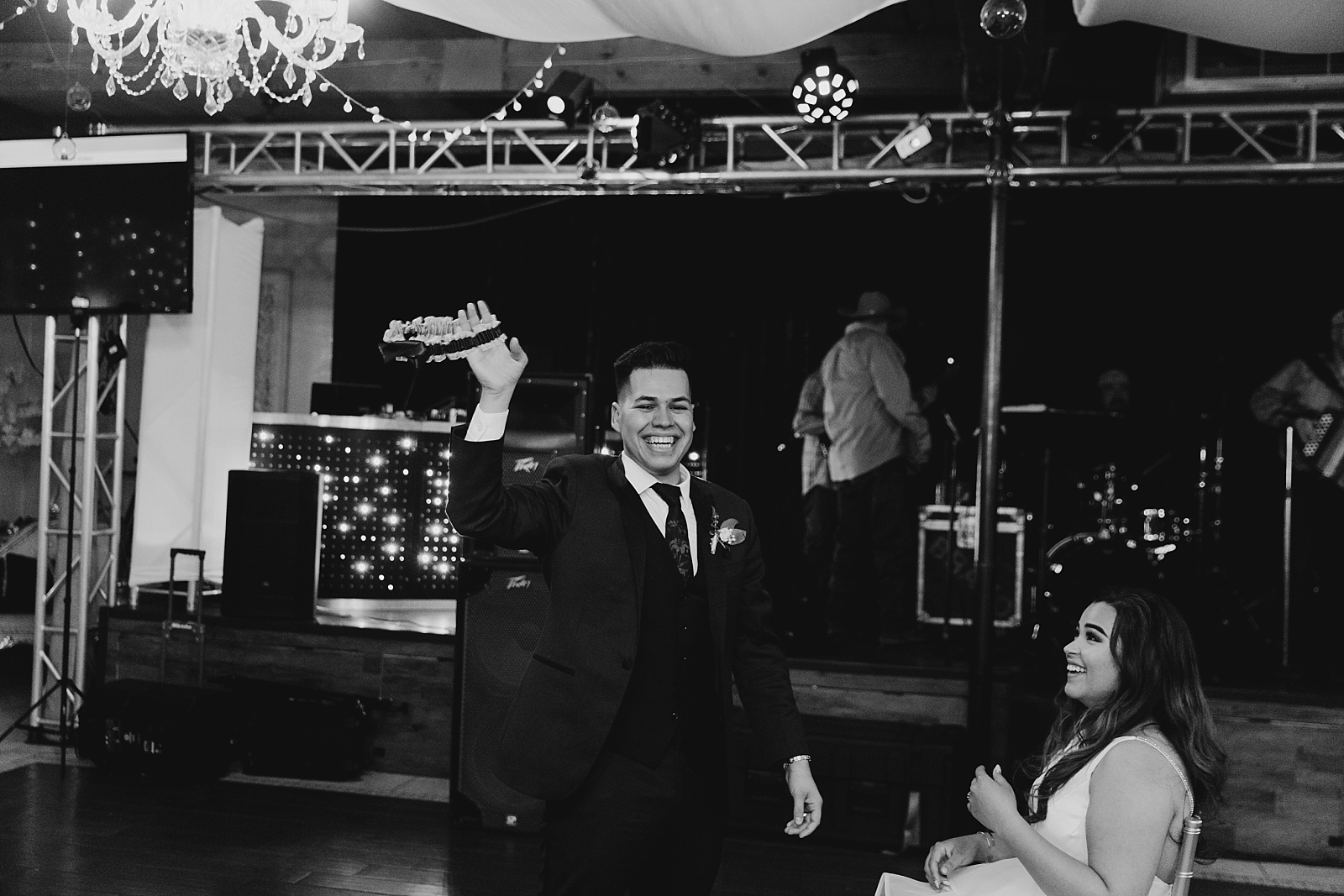garter toss Salon Mexico Wedding Photos Tucson Arizona Photographer