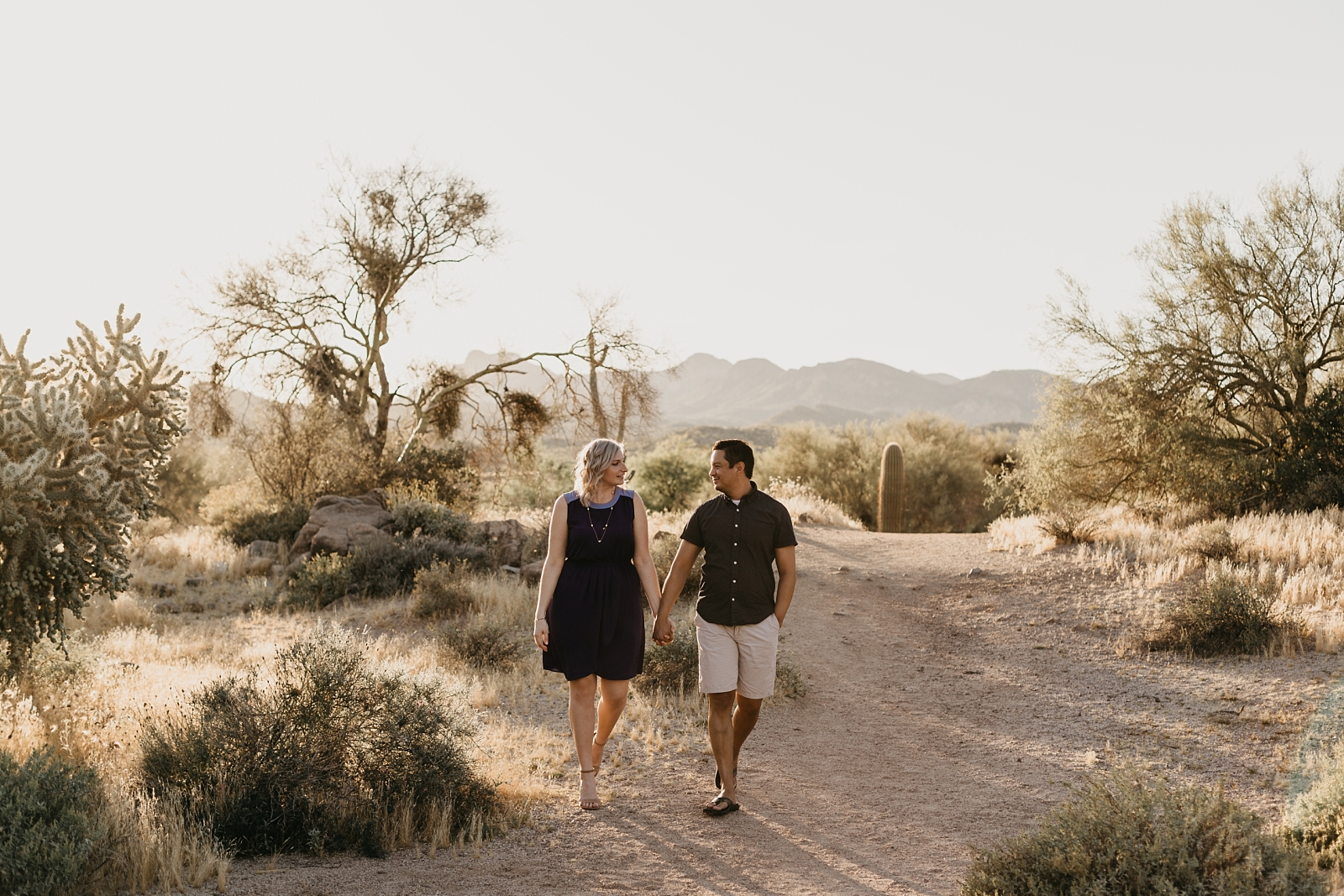 Couple's Desert Engagement session Samantha Patri Photography