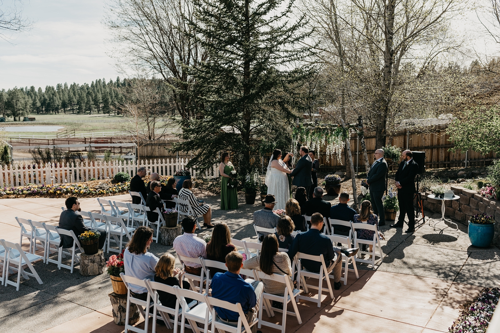 The Gardens at Viola's Flagstaff Arizona wedding photographer Samantha Patri