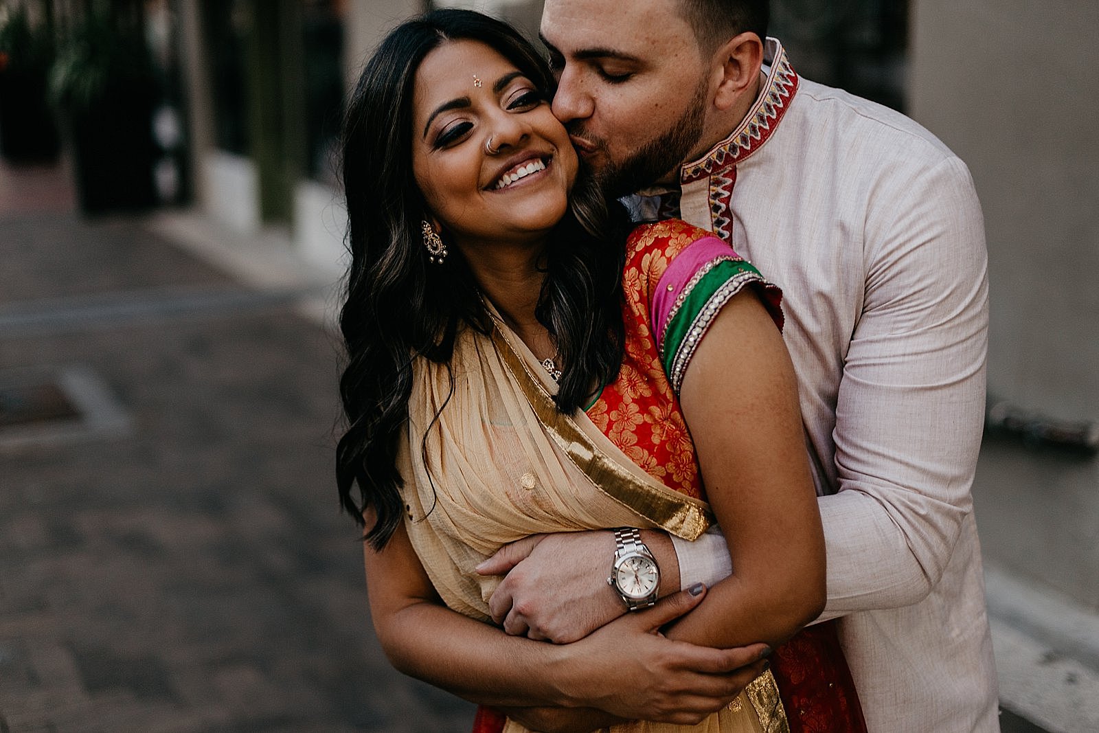 tucson AZ engagement session pictures Indian couple